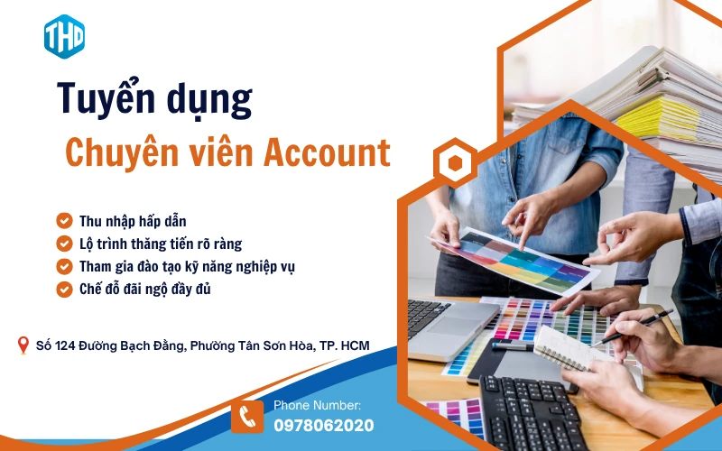 THÔNG BÁO TUYỂN DỤNG: Chuyên viên Account Sự kiện/Account Event Executive