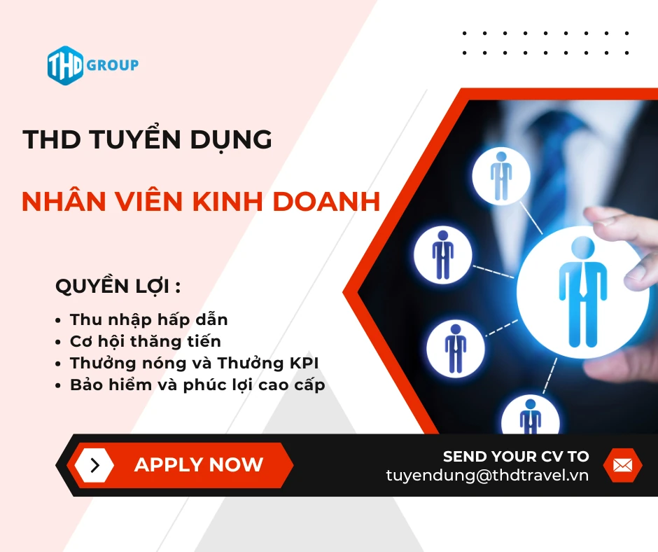 THÔNG BÁO TUYỂN DỤNG: NHÂN VIÊN KINH DOANH