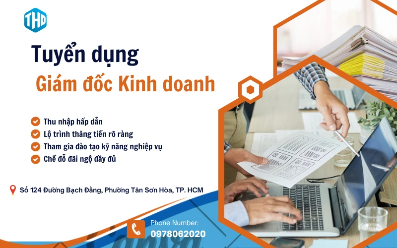 THÔNG BÁO TUYỂN DỤNG: GIÁM ĐỐC KINH DOANH - Hình 1
