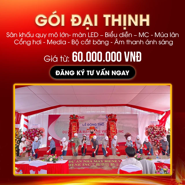 DỊCH VỤ TỔ CHỨC KHAI TRƯƠNG TRỌN GÓI TẠI HÀ NỘI - CHUYÊN NGHIỆP & ẤN TƯỢNG - Hình 3