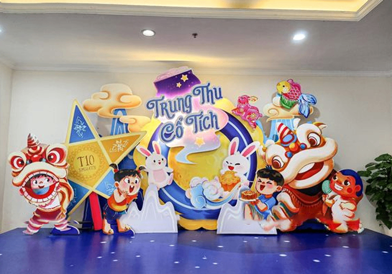 Gợi ý mẫu backdrop Trung Thu đẹp mắt, sáng tạo mới nhất 2024 - Hình 3