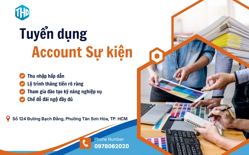 THÔNG BÁO TUYỂN DỤNG: ACCOUNT MANAGER (EVENT/TOUR) - Hình 1