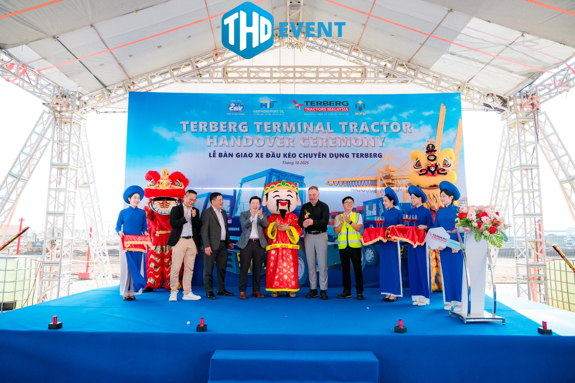CÔNG TY CỔ PHẦN MIFU | LỄ BÀN GIAO XE ĐẦU KÉO TẠI CẢNG HẢI PHÒNG PORT TIL - Hình 2