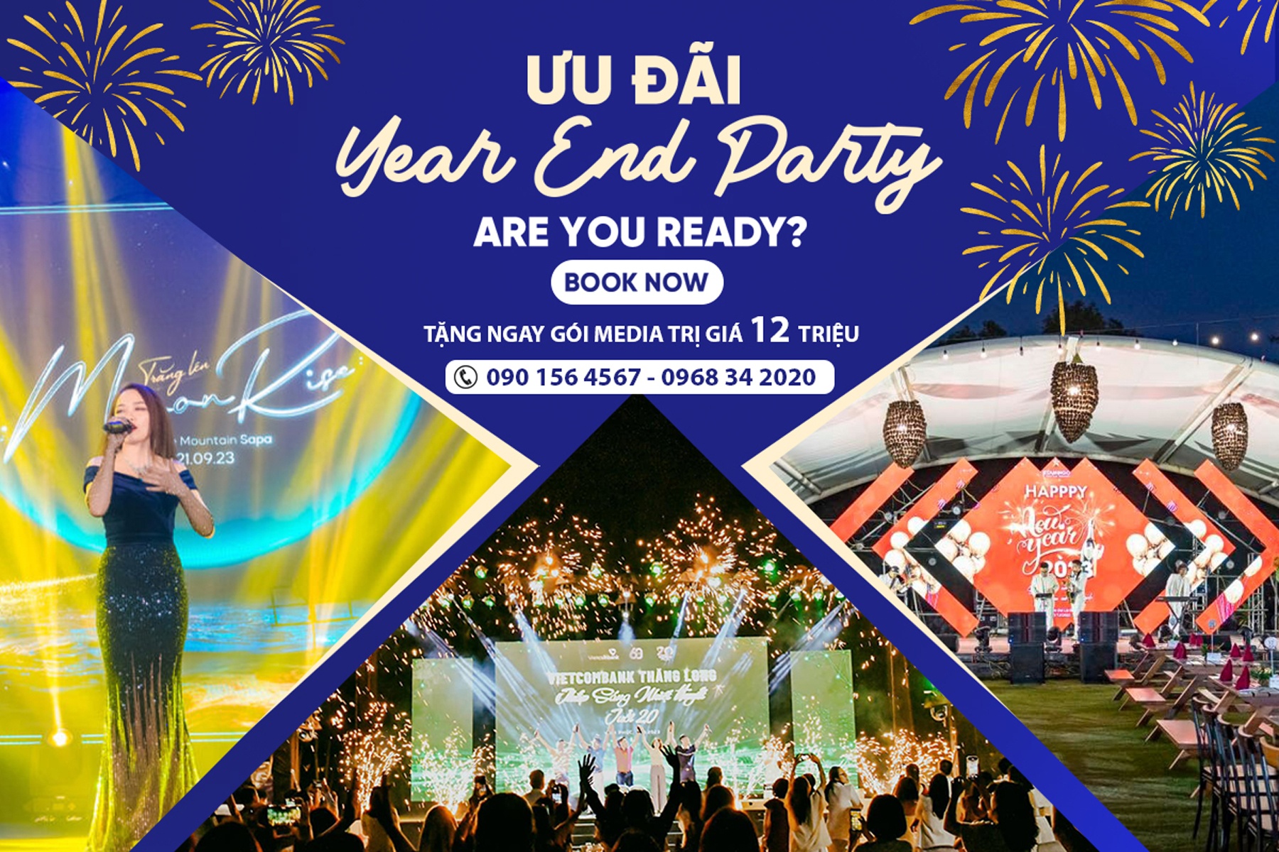 Gói sản phẩm tổ chức sự kiện Year End Party - tổ chức tiệc Tất Niên - Hình 1
