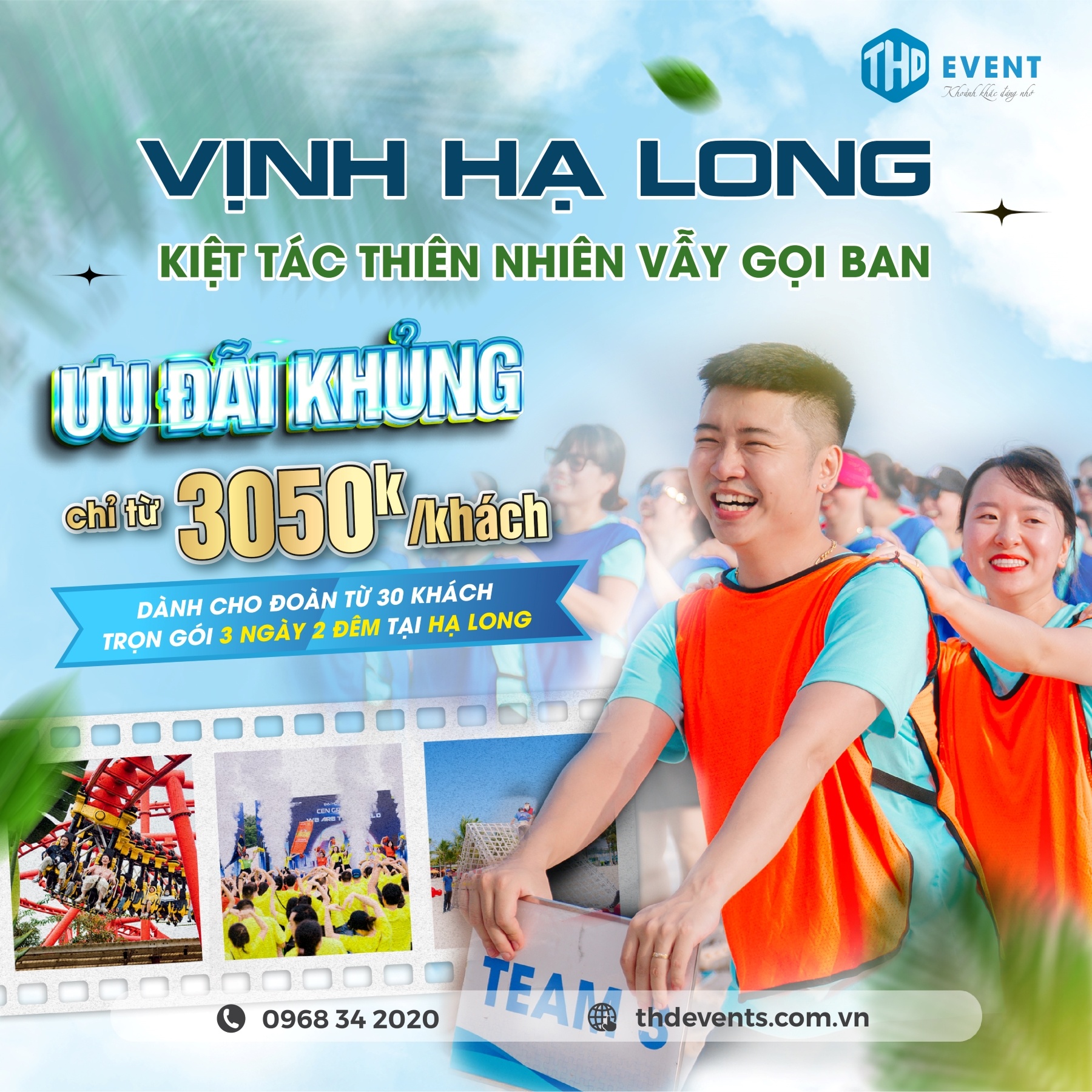 TOUR DU LỊCH HẠ LONG 3 NGÀY 2 ĐÊM - THD TRAVEL & EVENT - Hình 1