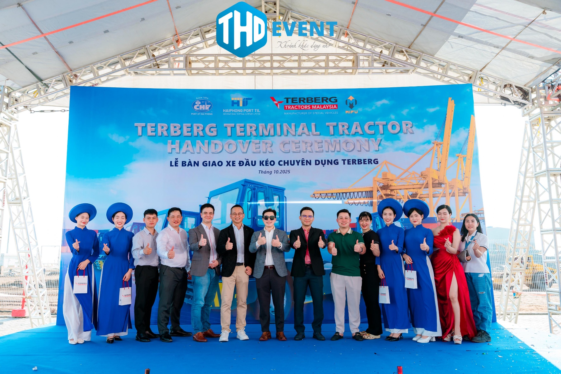 CÔNG TY CỔ PHẦN MIFU | LỄ BÀN GIAO XE ĐẦU KÉO TẠI CẢNG HẢI PHÒNG PORT TIL - Hình 4