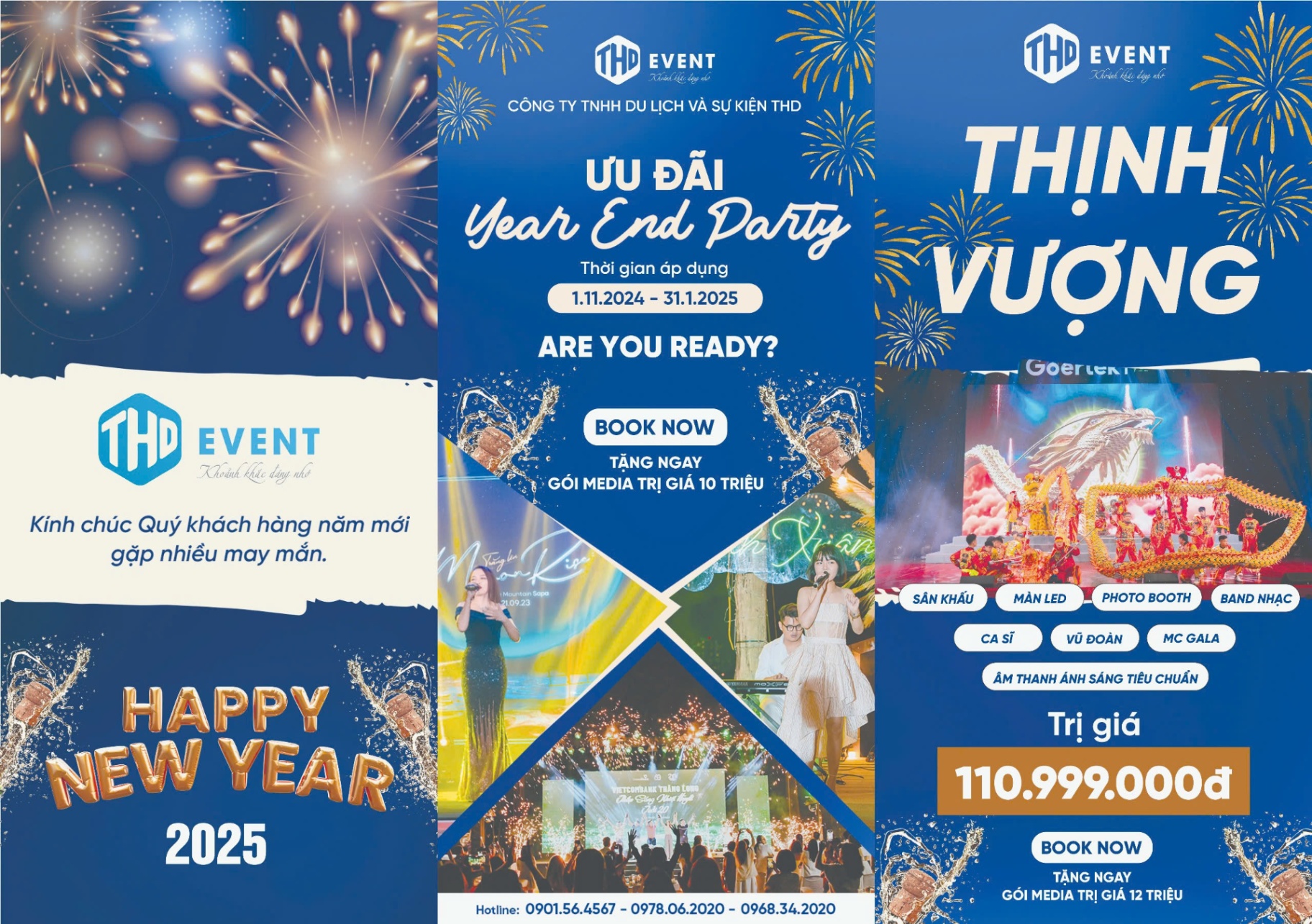 Tổ chức tiệc tất niên - Year End Party dành cho công ty