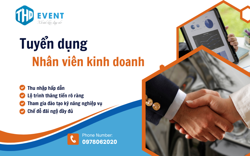 TUYỂN DỤNG NHÂN VIÊN KINH DOANH