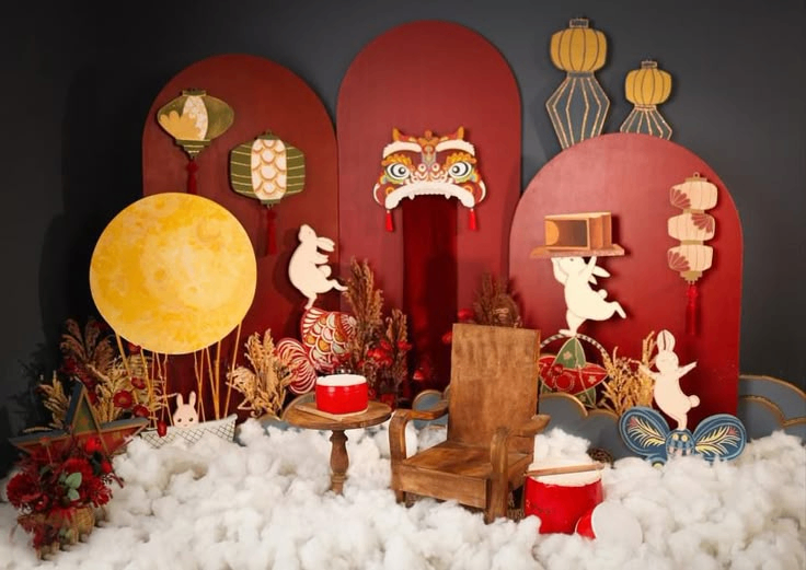 Gợi ý mẫu backdrop Trung Thu đẹp mắt, sáng tạo mới nhất 2024 - Hình 4